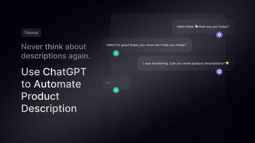 Automating Product Description Writing using ChatGPT, Node.js, and Vite