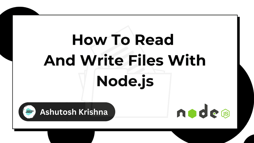 How to Read and Write Files with Node.js